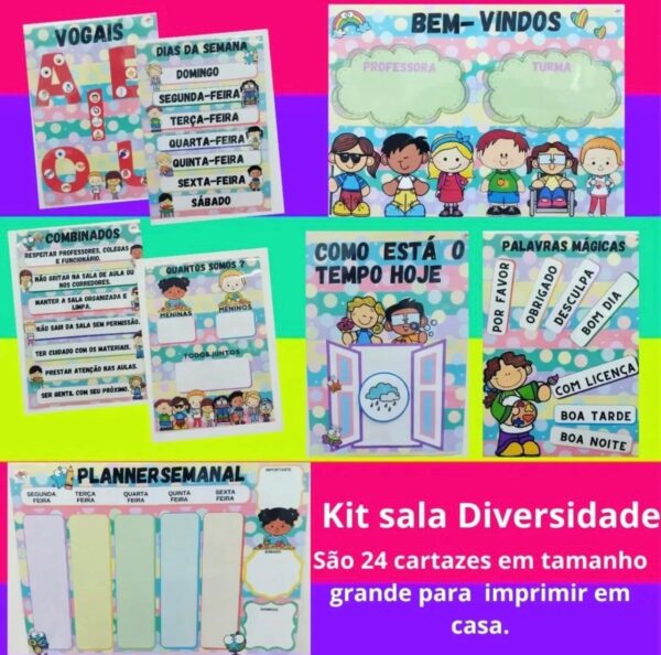 Kit Sala Diversidade