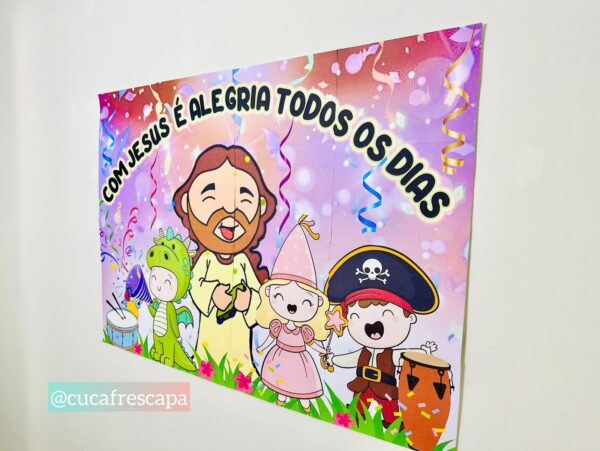 Painel Jesus é minha alegria 🎉🎉🎉🎉🎉🎉🎉🎉🎉🎉 - Image 2