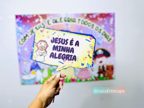 Painel Jesus é minha alegria 🎉🎉🎉🎉🎉🎉🎉🎉🎉🎉 - Image 4