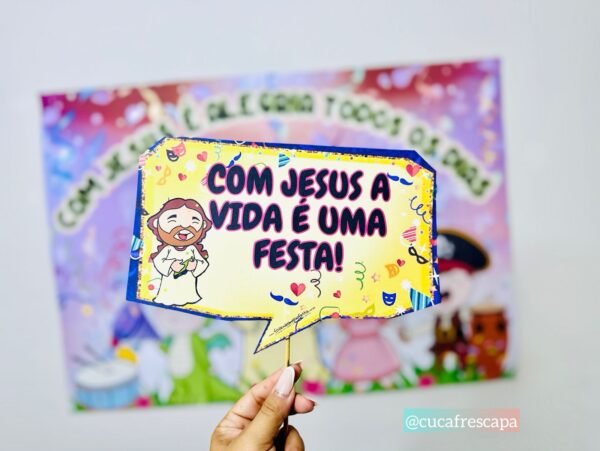 Painel Jesus é minha alegria 🎉🎉🎉🎉🎉🎉🎉🎉🎉🎉 - Image 6