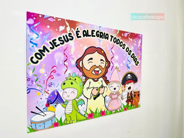 Painel Jesus é minha alegria 🎉🎉🎉🎉🎉🎉🎉🎉🎉🎉 - Image 3