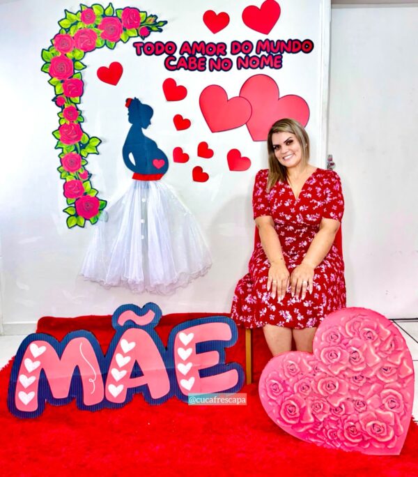 Painel palavra Mãe 3D - Image 4