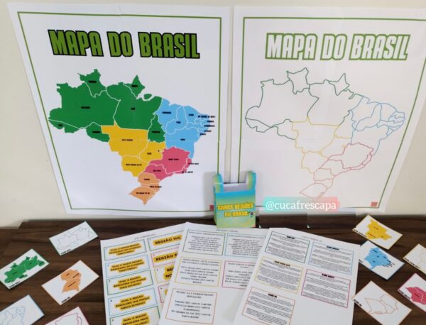 Regiões do Brasil em Cards