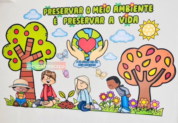 Painel e lembrancinhas meio ambiente - Imagem 2