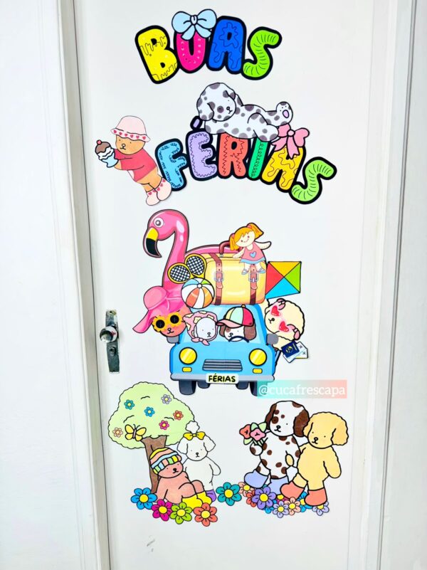Bambolê e painel de porta de boas férias Bobies Goods - Imagem 2