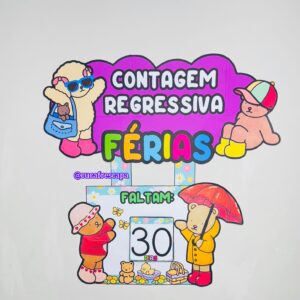 Contagem regressiva para as férias