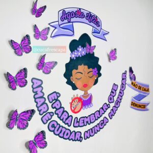 Painel Agosto Lilás