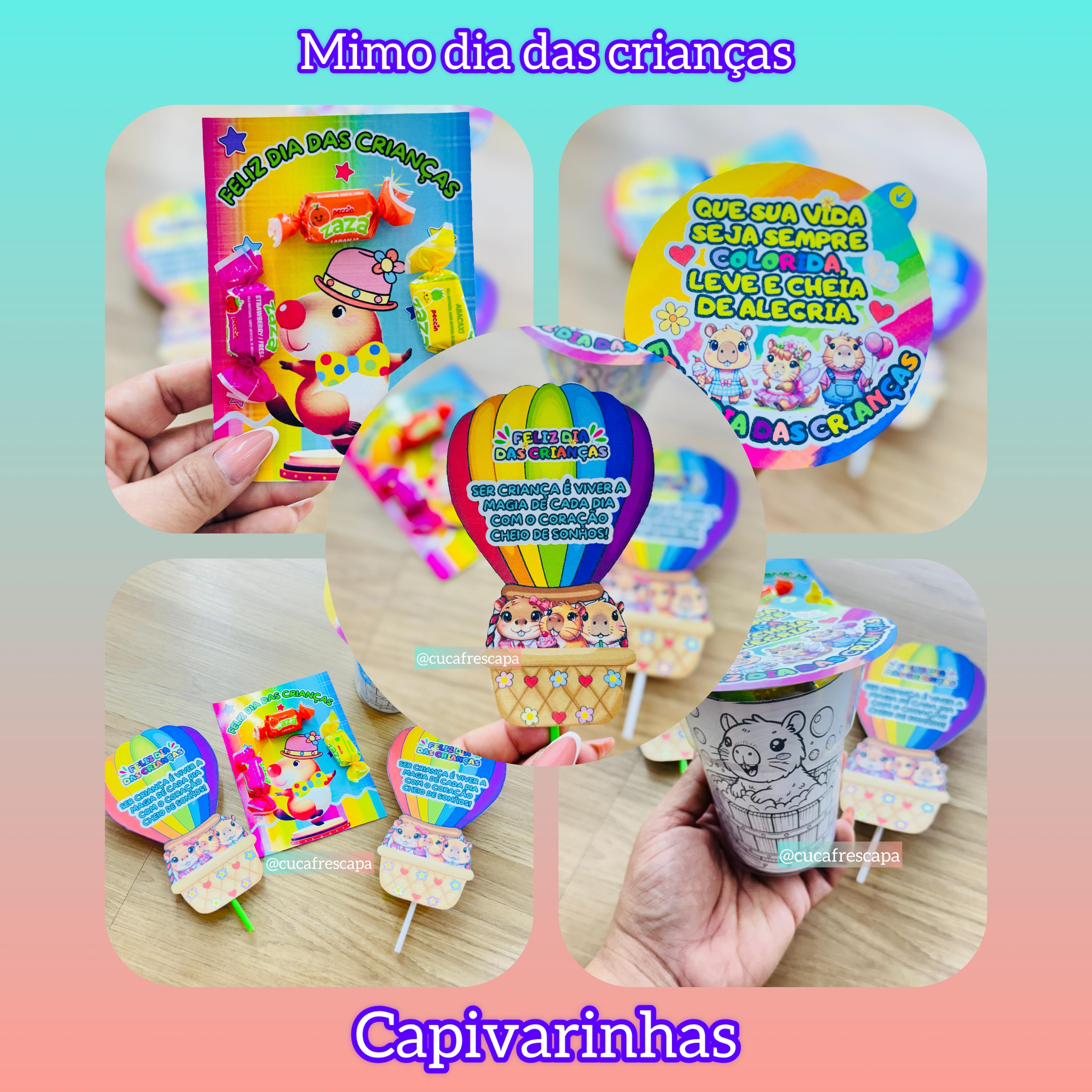 mimo dia das crianças capivaras