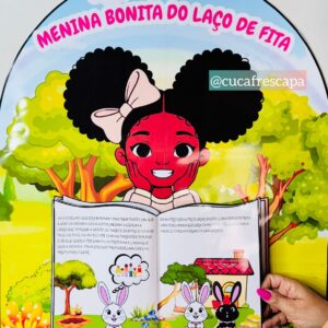 🌍✊📚 LIVRO DE PAREDE – A MENINA BONITA DO LAÇO DE FITA 📚✊🌍