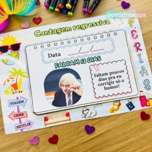 Contagem regressiva para férias-professores