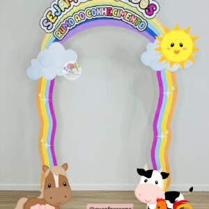 Arco bem-vindos Fazendinha