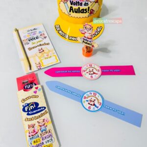 Kit lembrancinhas volta às aulas Capivara