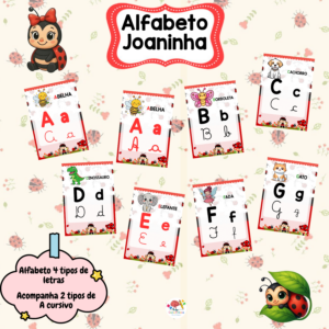 Combo Alfabeto Joaninha