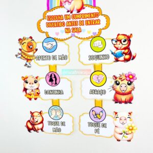 Cumprimento divertido Capivara