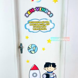 Painel de porta Astronauta