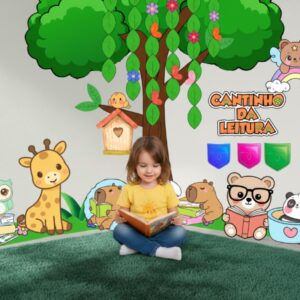 Cantinho da leitura animais