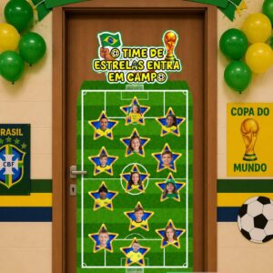 Painel de Porta Copa do mundo Time das Estrelas ⭐️