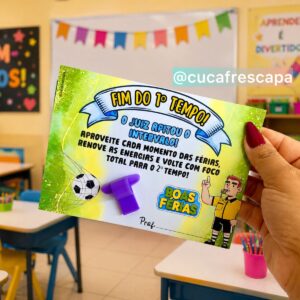 Cartão boas férias copa do mundo ⚽️🥅🏟️