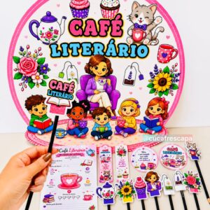 ☕📚 CAFÉ LITERÁRIO – UM KIT COMPLETO PARA ENCANTAR!