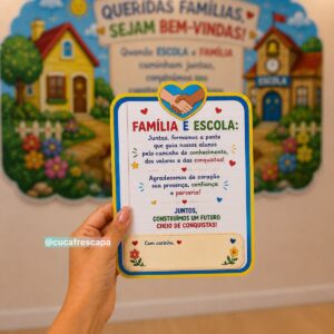 Kit reunião de pais família e escola: ponte para o sucesso