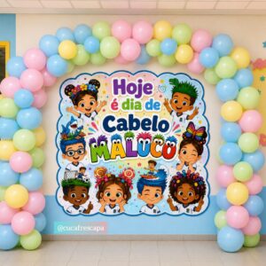 🤪🎀 PAINEL DIA DO CABELO MALUCO 🎀🤪