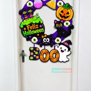 🎃🕷️ GUIRLANDA DE HALLOWEEN 👻🧙‍♀️
