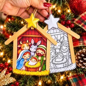 🎄✨ PRESÉPIO SUSPENSO — UM NATAL CHEIO DE FÉ E ENCANTO!✨🎄