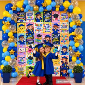 🎓💙💛 PAREDÃO DE FORMATURA – EDUCAÇÃO INFANTIL 💛💙🎓