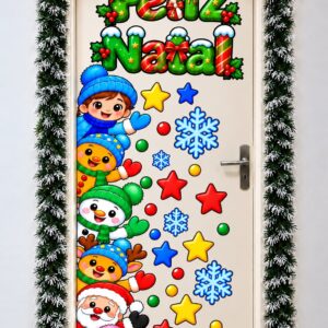 🎄❤️ PAINEL DE PORTA — CRIANÇAS NO NATAL! ❤️🎄